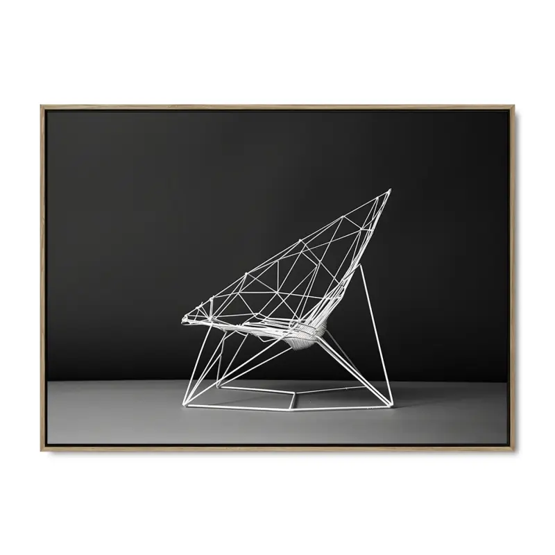 Elegant 7 - 60x80 cm - Ege træramme