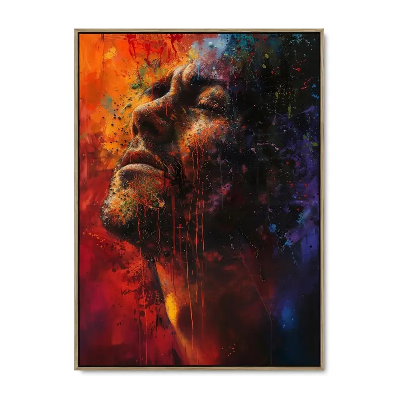 Intensitet – 90x120 cm – Ege ramme