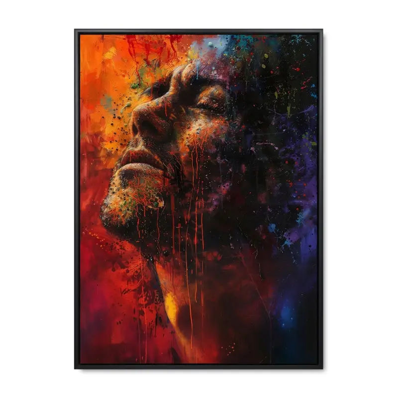 Intensity – 90x120 cm – Sort ramme