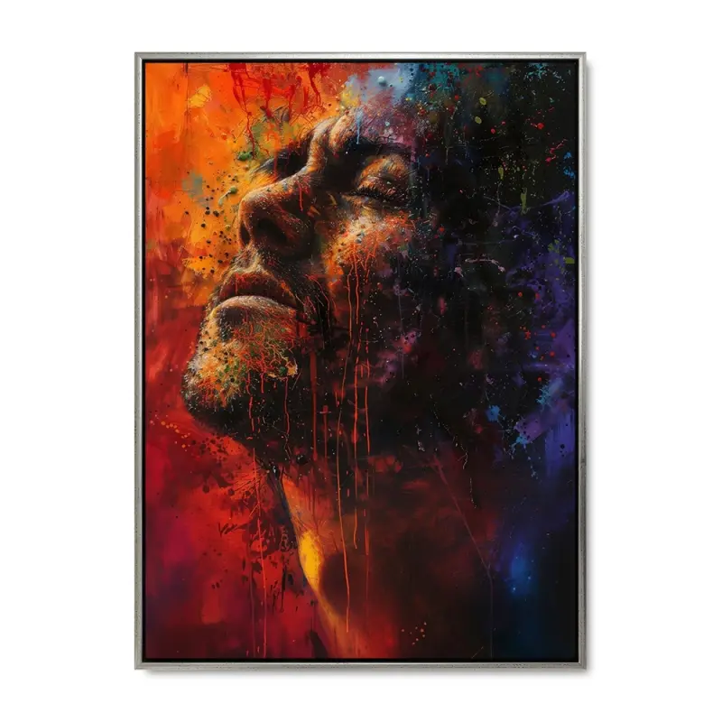 Intensity - 90x120 cm - Sølvramme