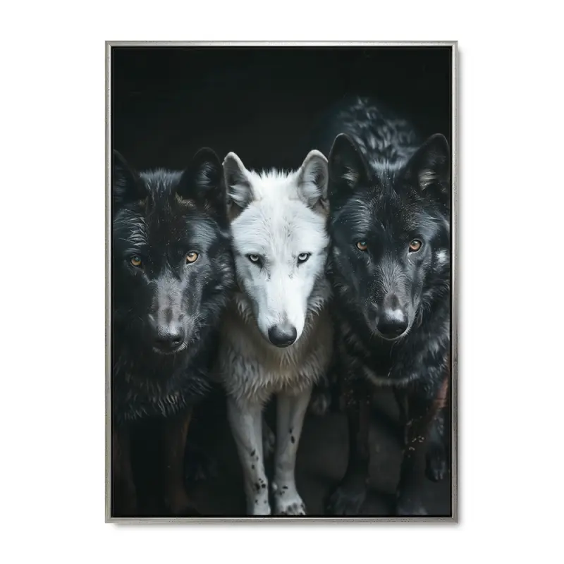Loyal Pakke – 100x140 cm. – Sølvramme