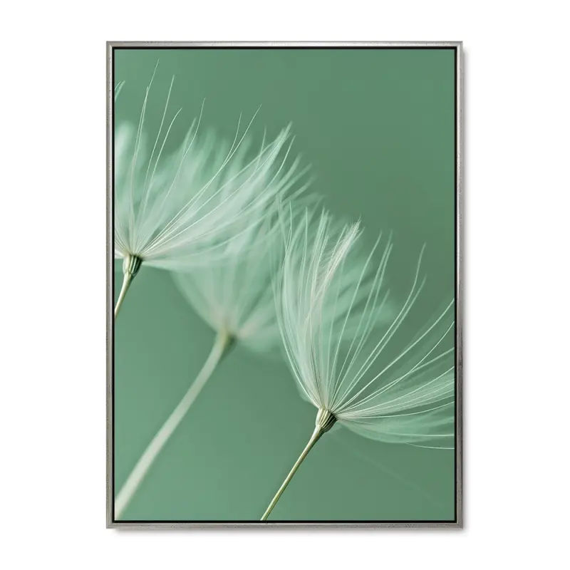 Stilfuld Puff – 100x140 cm – Sølvramme