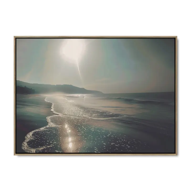 Uendelighedens Sand - 90x120 cm - Ege ramme