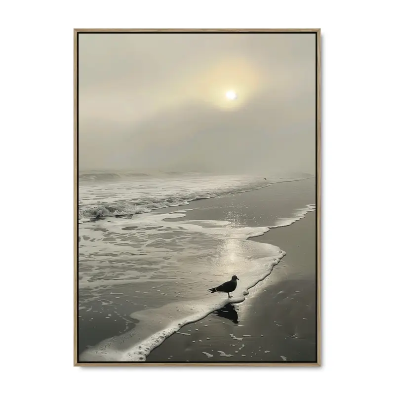 Kystnær Fred - 90x120 cm - Ege ramme