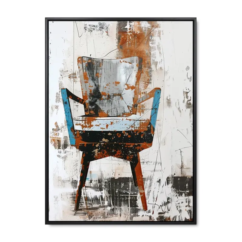 Sædebetræk - 100x140 cm - Sort ramme