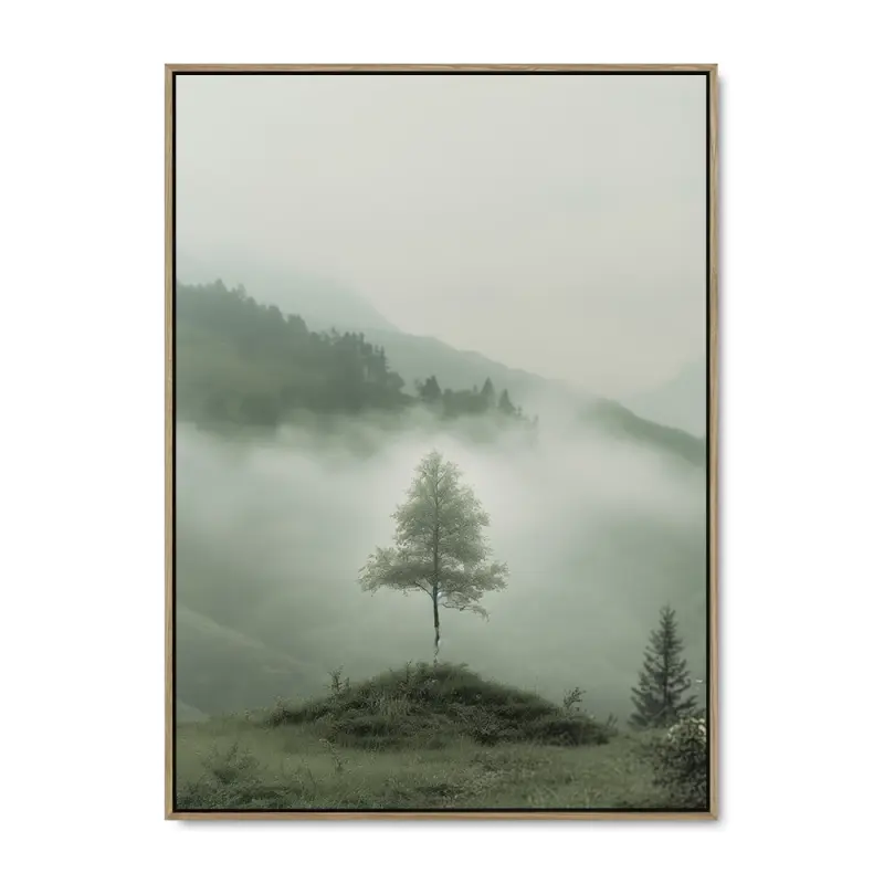 Ensom Vagt - 70x100 cm - Ege ramme