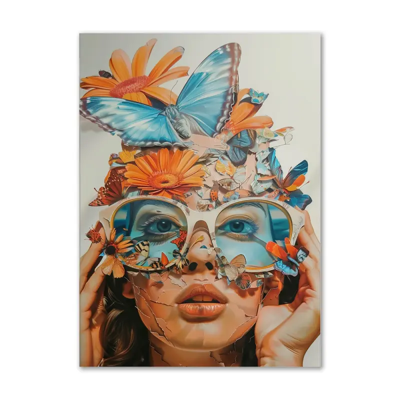 Stilfulde Vinger - 70x100 cm. - Ingen