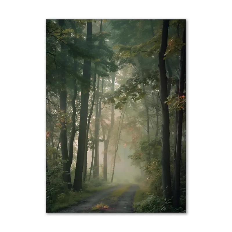 Skovens hvisken - 90x120 cm. - Ingen