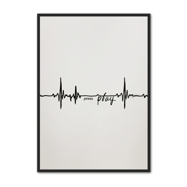 Gamer Plakat 13 – HeartBeat Tryk Start