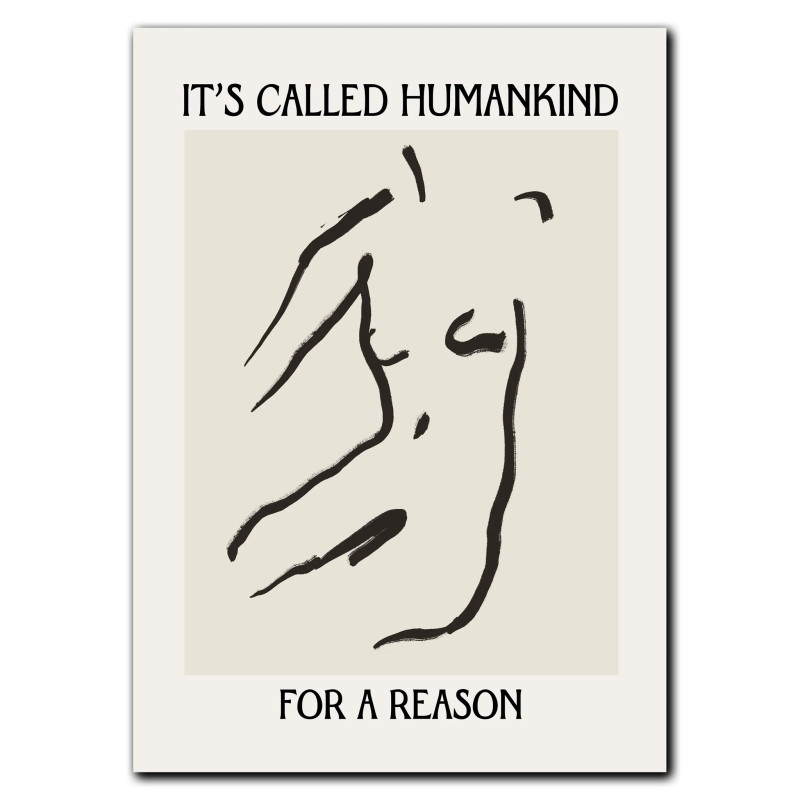 Humankind Plakat 21x30 cm (A4) uden ramme