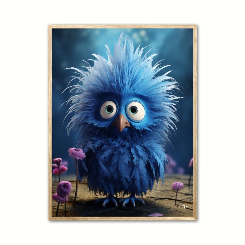 Fuzzywhisk - Fantasivsen plakat A4 21 x 29,7 cm
