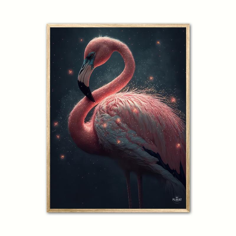 Flamingo Plakat Nr. 2 21 x 29,7 cm (A4)