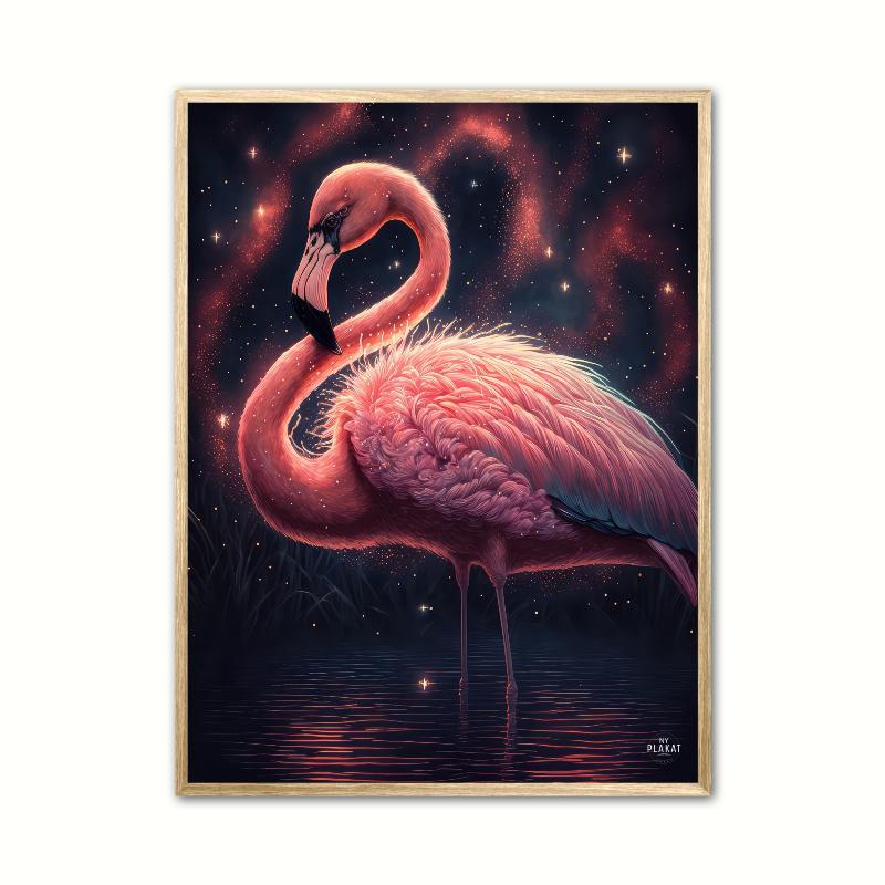 Flamingo Plakat Nr. 3 21 x 29,7 cm (A4)