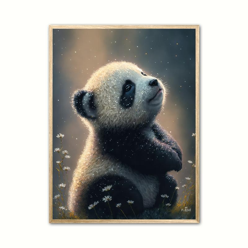 Plakat af Baby Panda 21 x 29,7 cm (A4)