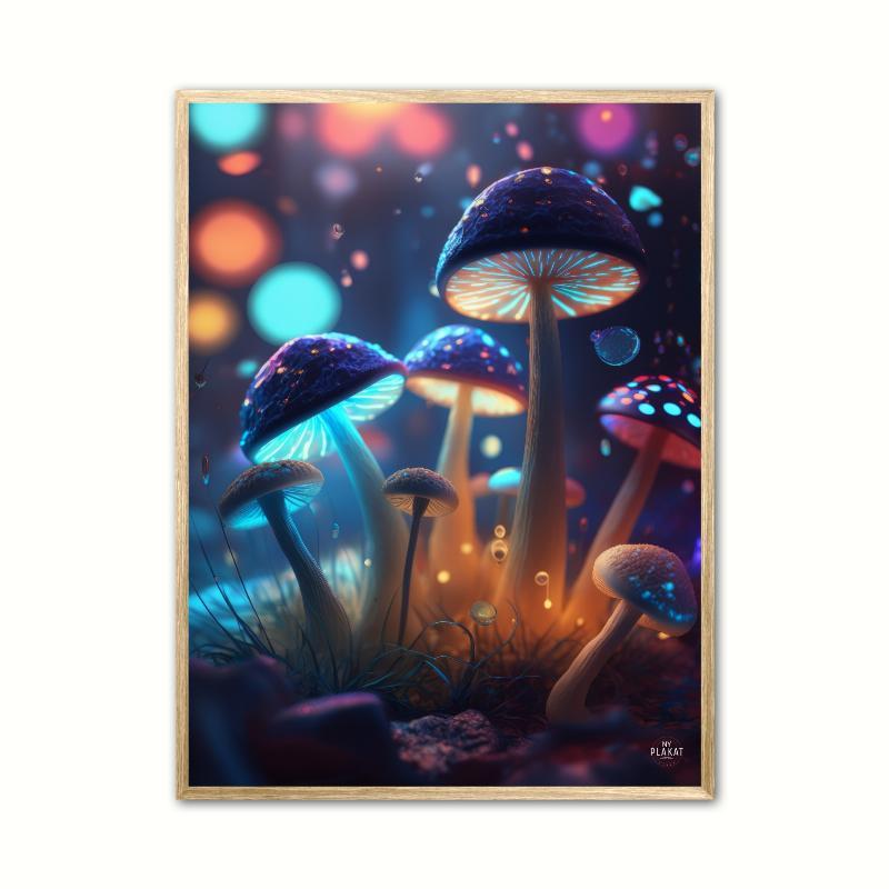 Fortryllende Svampe Plakat Nr. 10 A4 21x29,7 cm