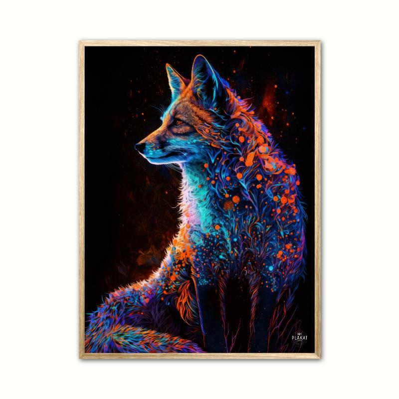 Plakat med Rv Plakat 4 – Dyr A4 21 x 29,7 cm