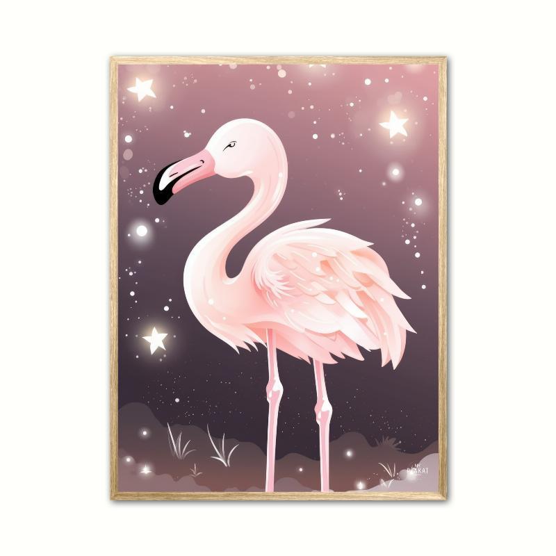 Flamingo Plakat Nr. 6 21 x 29,7 cm (A4)