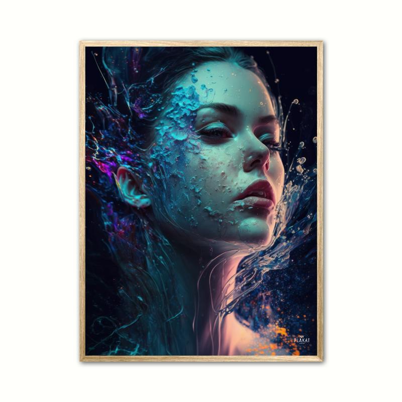Plakat med Freedom Splash A4 21 x 29,7 cm