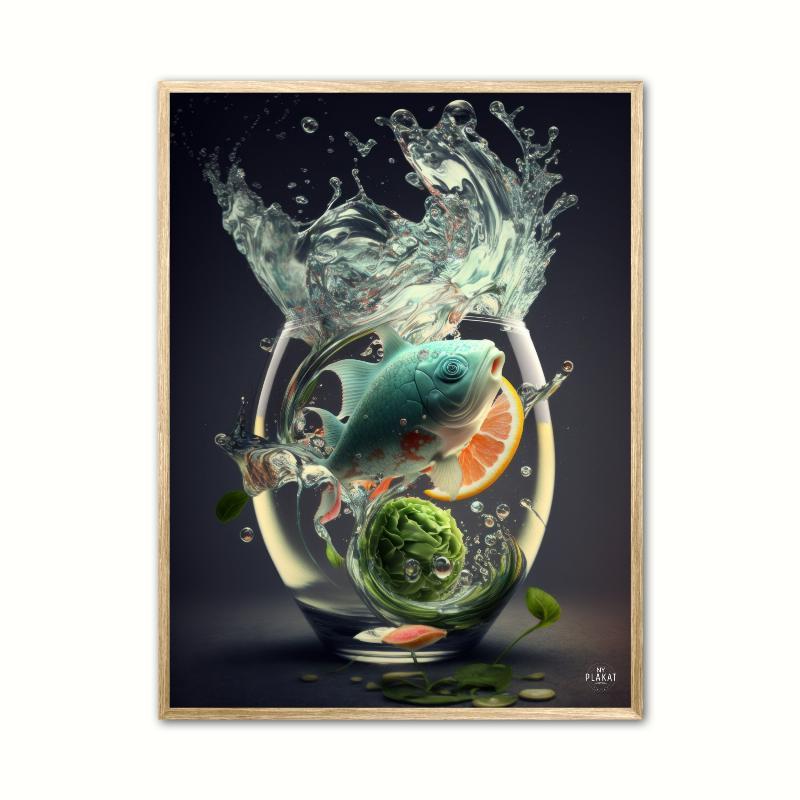Plakat af The Juicy Sushi 21 x 29,7 cm (A4)