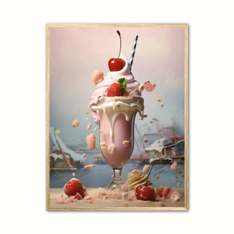 Milkshake No. 5 Plakat - A4 21 x 29,7 cm