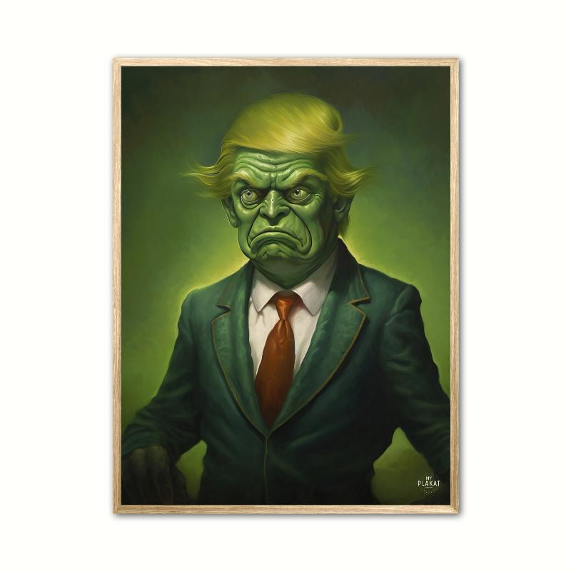 Trump Troll - Fantasiplakat A4 (21 x 29,7 cm)