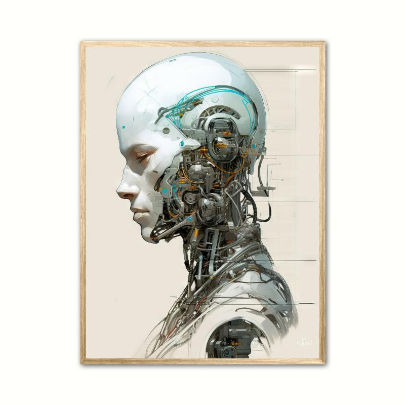 Plakat med Anatomisk Fusion - Sci-Fi A4 21x29,7 cm