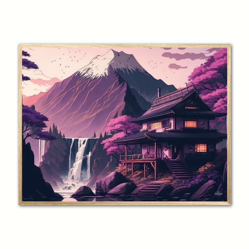 Plakat med japansk stil - RON 21 x 29,7 cm (A4)