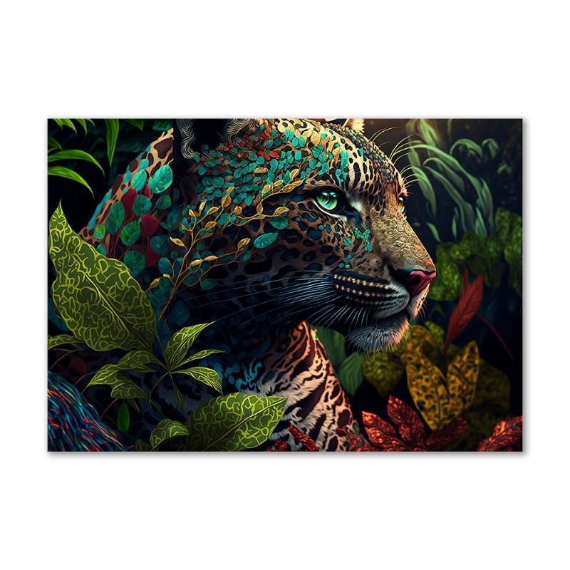 Jungle Leopard – 70x100 cm – Uden ramme