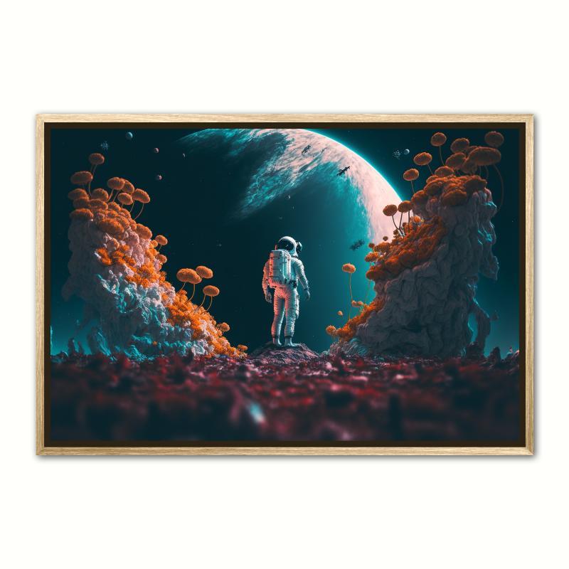 Plakat: Lang vej hjem - Interstellar Orange A4