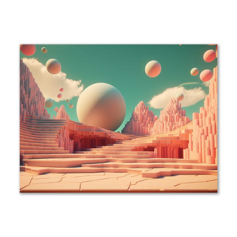 Liv i rummet 03 - 90x120 cm - Uden svæveramme