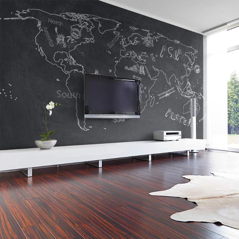 Fototapet: Lille og stor rejse (engelsk)