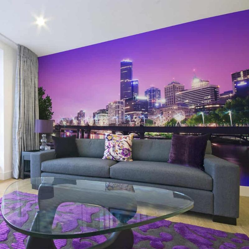 Fototapet af Yarra-floden i Melbourne