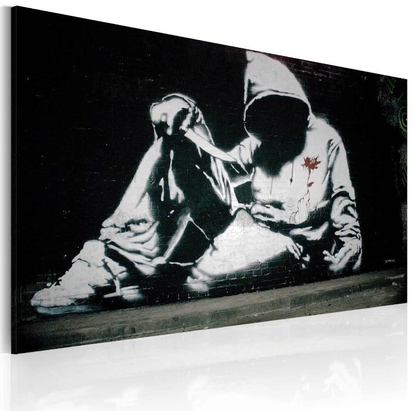 Lærredstryk: Incognito Morder (Banksy)