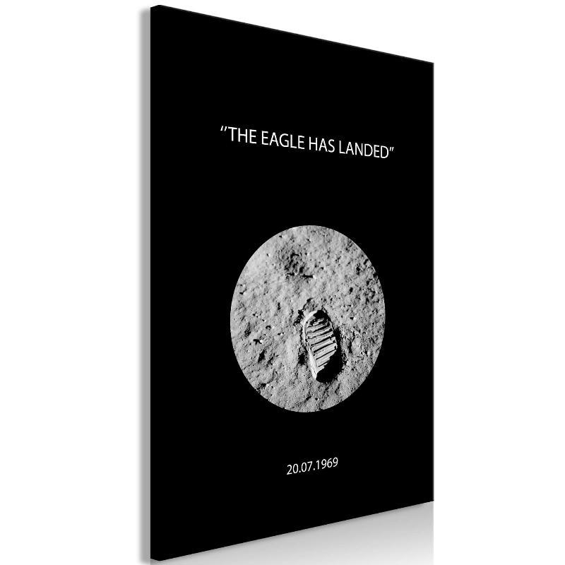 Lærredstryk: Ørnen er landet (1 del)