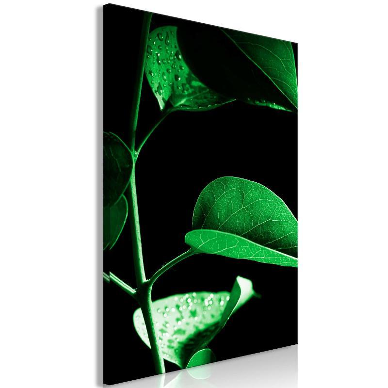 Lærredstryk: Plant i Sort (1 stk)
