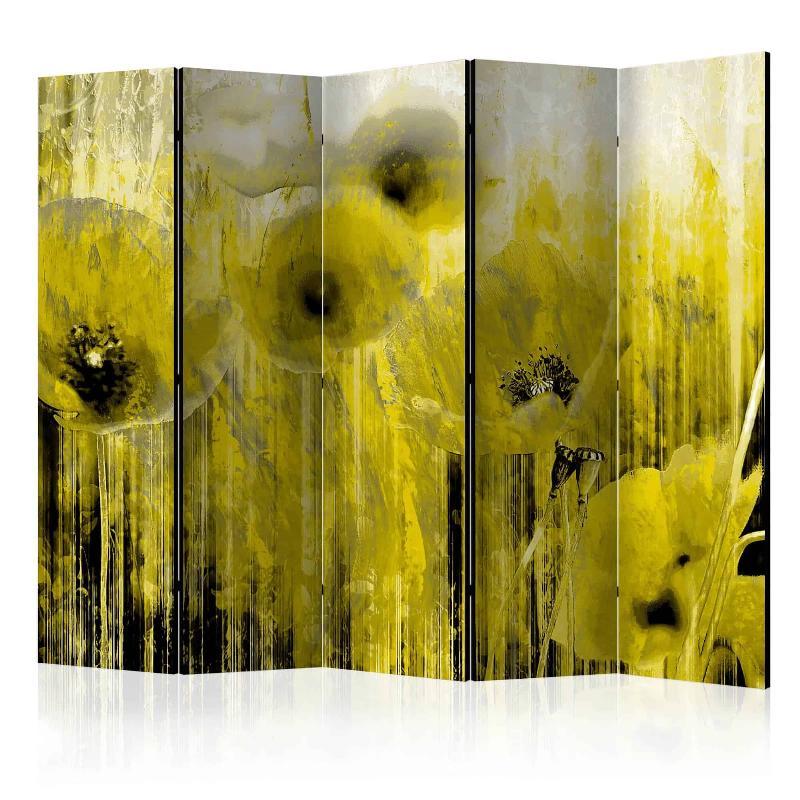 Skærmvæg i gult - Yellow Madness II