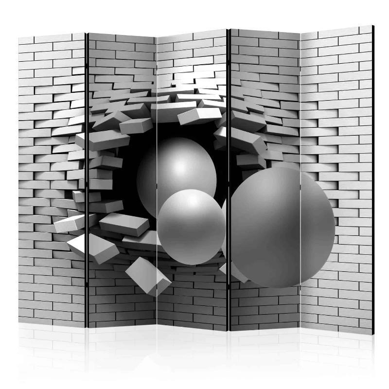 Skærmvæg Murstensdesign II