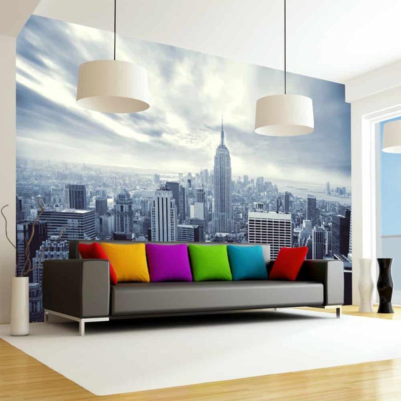 Fototapet i Blå York-design
