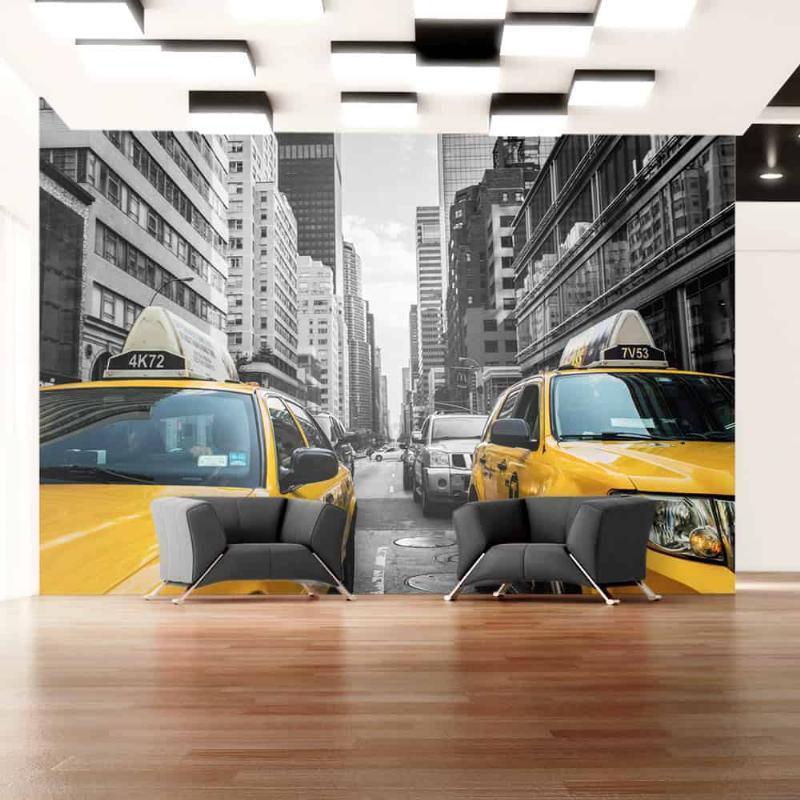 Fototapet med New York taxa motiv