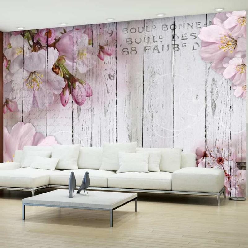Fototapet med Æbleblomster