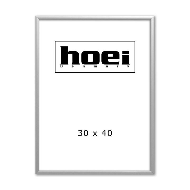 Sølv aluminium billede ramme 30x40 cm