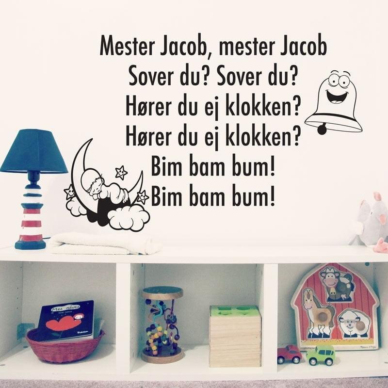 Mester Jacob Første Vers - Vægbeklædning