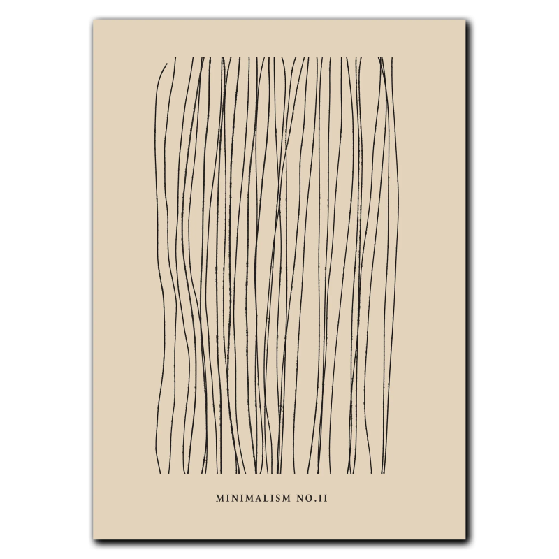 Minimalisme No. 2 Plakat 21x30 cm (A4) Uden ramme