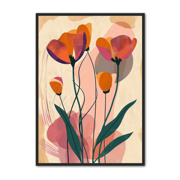 Minimalistisk Blomsterplakat 34