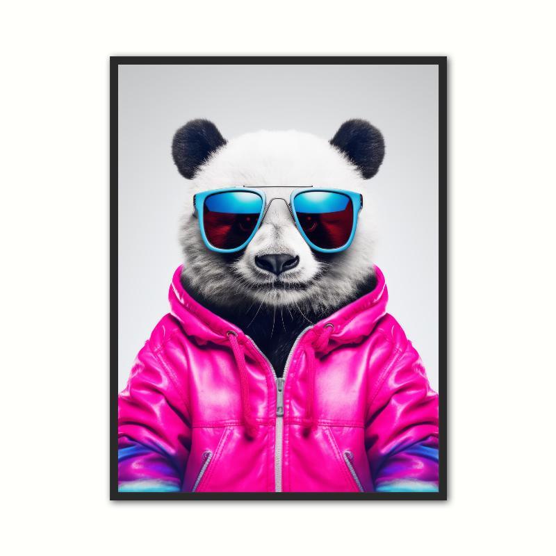 Panda Plakat - Børneplakat A4 21 x 29,7 cm