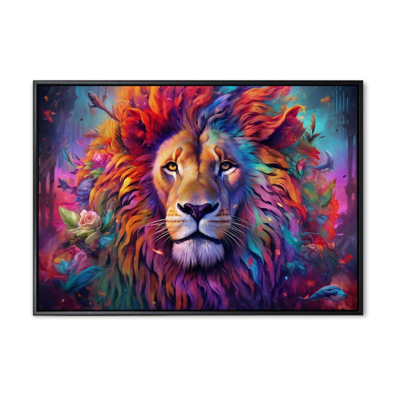 Festløve – 70x100 cm – Sort svæveramme