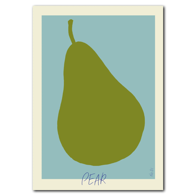 Pære No. 1 Plakat 21x30 cm (A4) - Uden ramme