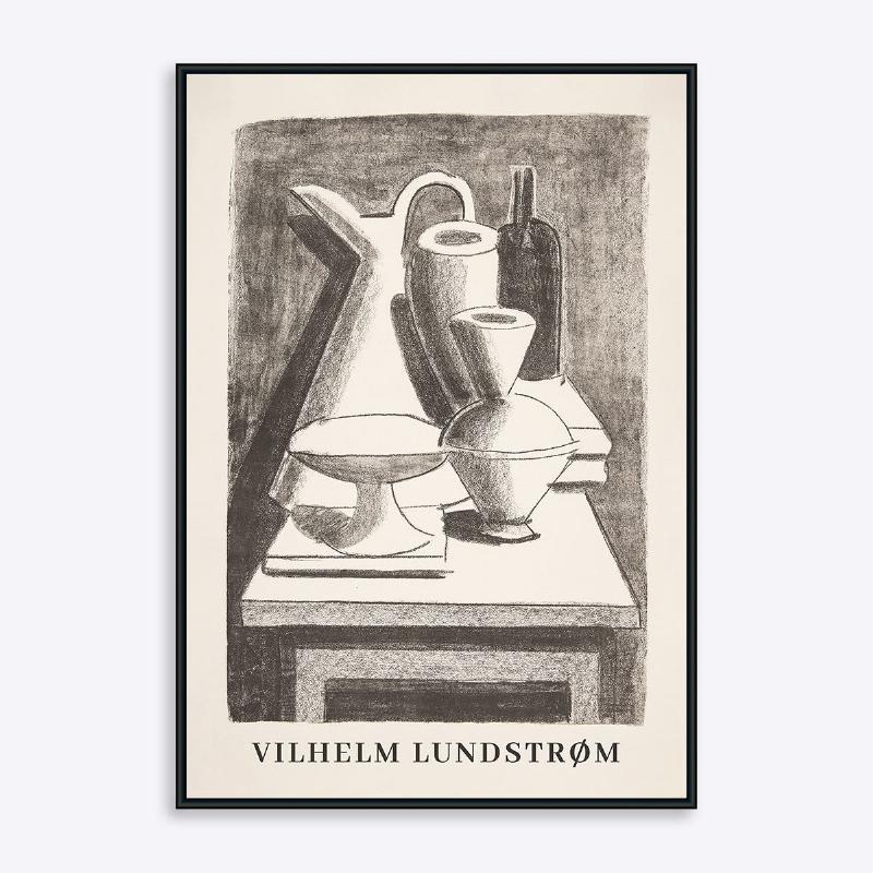 Vilhelm Lundstrøm Kande og Flasker - 21x30 cm
