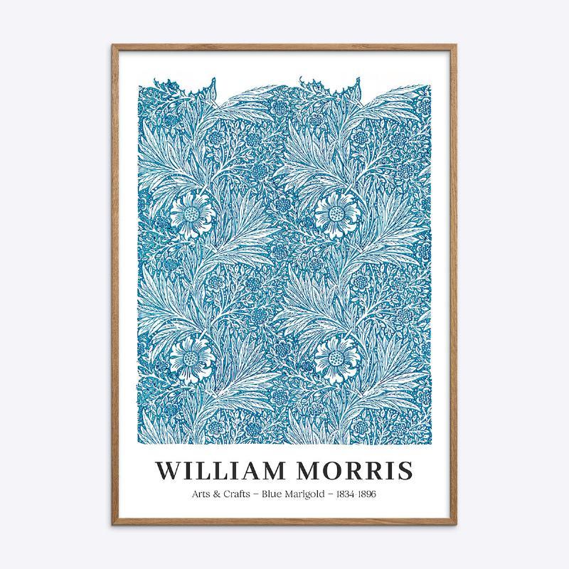 William Morris Blå Morgenfrue - 21x30 cm
