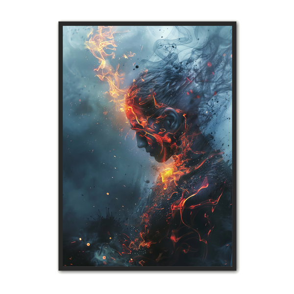 Portrætplakat 62 – Flammer